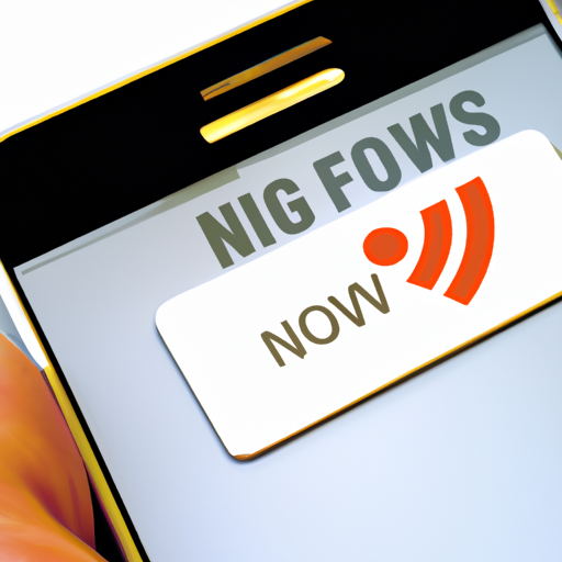 תמונה המתארת כרטיס ביקור NFC מוצמד לסמארטפון, ומדגימה כיצד הם עובדים