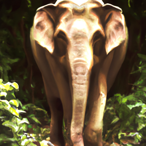 פיל בשמורת חיות בר תאילנדית